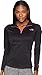The North Face Women Pr Tech Glacier Quarter Zip - TNF Black & Raspberry Rose - L