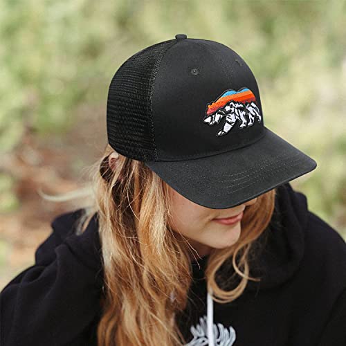 Pnkvnlo Trucker Hat For Men And Women - Outdoors Snapback Hats For Hiking, Climbing, Fishing, Outdoor Adventure - Bear Mountain #TOP5