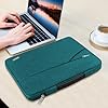 TECOOL 14 Inch Laptop Sleeve Protective Case for 14 Inch HP Lenovo Dell Acer Notebook Chromebook, 15'' MacBook Air M5 M4 M3 M2, Waterproof Computer Case Bag with Handle and Pockets, Teal #1