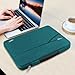 TECOOL 14 Zoll Laptop Tasche Hülle Laptoptasche für 14 Zoll Lenovo HP Dell Acer Asus Notebook Chromebook, Tasche 15,3 MacBook Air M4 M3 M2 Wasserdicht Notebooktasche Stoßfestes Schutzhülle, Teal