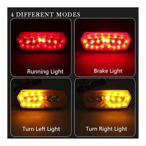 Feu arrière LED moto résistant aux vibrations pour CTX 700N - 6