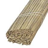 AUBRY GASPARD   Canisse en Lames De Bambou Naturel 100X500 cm   Brise Vue Esthétique et Écologique   Facile À Transporter   Idéale pour Jardin et Terrasse   Couleur Naturelle   Taille 100X500 cm