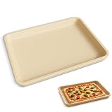 Wundermix Stoneware Backblech 41x30,5 cm aus Cordierit für Kuchen und Brot