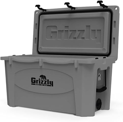 Miniatura 3 de Grizzly Enfriador de 75 cuartos de galón  Baúl de hielo duradero con aislamiento rotomoldeado  Fabricado en Estados Unidos  Garantía de por vida