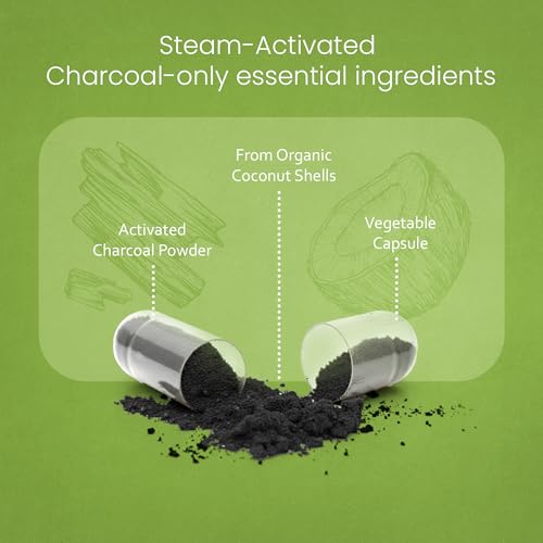 image for NaturaLife Labs Activated Charcoal 1200 mg per Serving – from Coconu