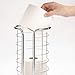 mDesign Metal Free Standing Toilet Paper Organizer Stand - 3 Rolls of Jumbo Toilet Tissue Storage - Bathroom Decor Accessory for Under Sink, Vanity, and Inside Cabinet Shelf - Omni Collection, Chrome