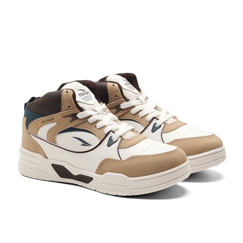 Image of ASIAN Tango-11 Men's High Top Sneakers | Stylish & Lightweight Lace-Up Shoes | Cushioned Sports Sneakers for Men | Ideal for Casual, Daily Use & Travel