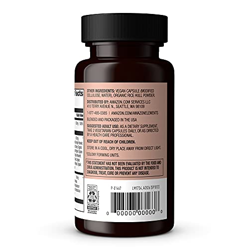 Amazon Elements Whole Food Vitamin C, 60 Capsules #TOP1