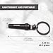 Munkees Mini Keychain Corkscrew Tool, Small Key Ring Wine Opener, Emergency Travel Cork Wine Opener, Portable Backpack Camping Kit, Wine Enthusiasts, Waiters, Bartenders, Bottle Opener Gift Set