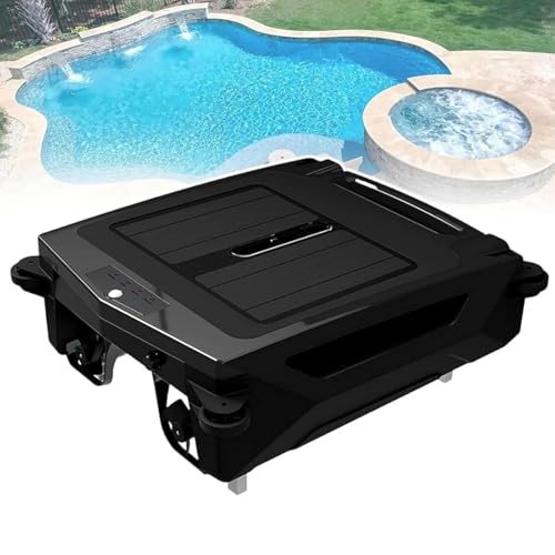 Limpiador robótico para piscina, limpiador automático de piscinas con prevención de obstáculos, limpieza continua, 2 modos de velocidad