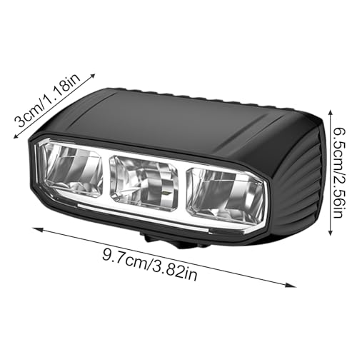 Lampe frontale de vélo rechargeable USB éclairage LED - 6