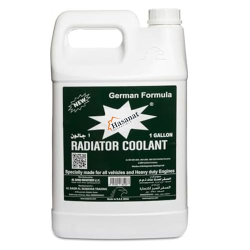 Aqua Radiator Coolant Green German-Engineered Anti-Freeze & Anti-Rust Formula for Vehicle Cooling Systems 1 Gallon (Green 4 lITRE)