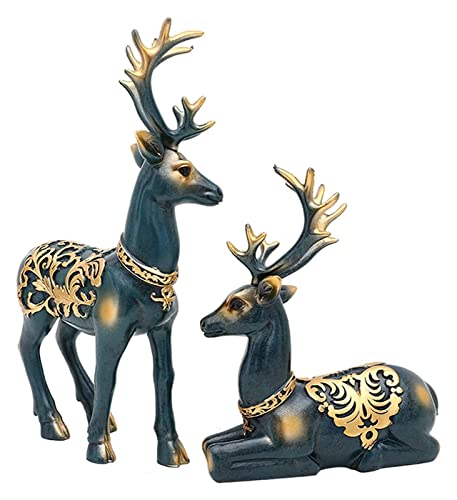 Statue de cerf décoration pour meubler un grand meuble TV vide et triste