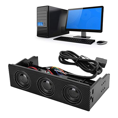 Altavoz de panel frontal PC de 5.25 pulgadas Cuifati estéreo con interfaz de 9 pines 7