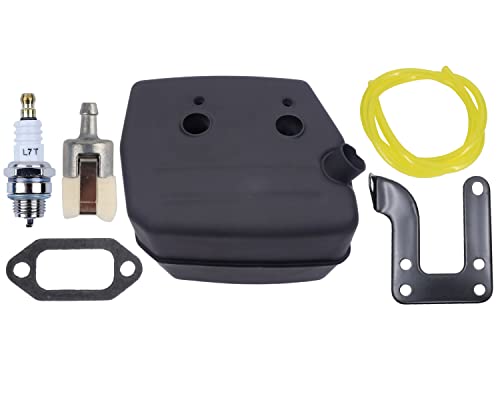 Hippotech Kit de silencieux pour tronçonneuse Champ JONSERED 625 625II 630 670 670 Remplacer pièce # 503599206