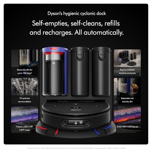 Image of Dyson Spot+Scrub Ai Wet and Dry Robot Vacuum - Self Cleaning Wet Roller, 18000 PA Suction, Detangling Roller, Ai Stain Identification