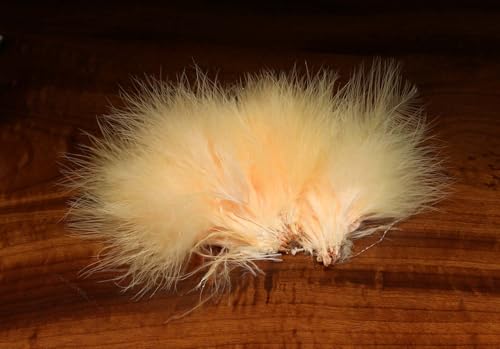 Hareline Fly Tying Marabou Blood Quills - Premium Long Marabou Feathers for Fly Tying Streamers, Leeches & Jigs