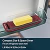KITCHENDAO Airtight Butter Dish with Lid for Countertop and Refrigerator Door Shelf, Easy Scoop-Dishwasher Safe, Plastic Butter Container Tray Container for West/East Coast Butter, Red #3