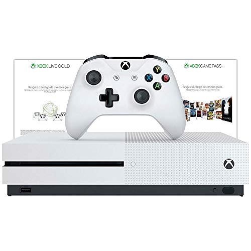 Console Xbox One S - 1TB + 3 meses de Gold + 3 meses de Gamepass (Versão Nacional)