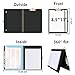 HAUTOCO Clipboard Folio with Refillable Lined Notepad for Letter Size (11