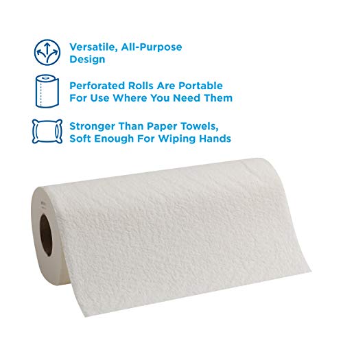 Image of Brawny Professional Perforated Paper Towel Rolls, Disposable Cleaning Towel, 20085, 20 Rolls per Case, 84 Sheets per Roll