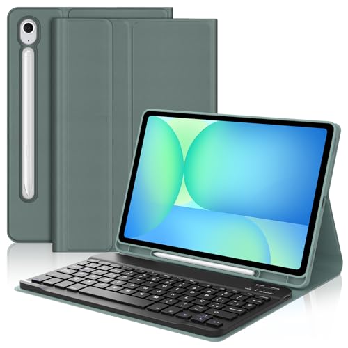 Teclado para Samsung Galaxy Tab S9 FE con funda magnética y distribución QWERTY español Ñ