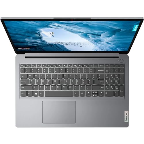 Image of Lenovo Ideapad 1i Laptop, 15.6 inch FHD Touchscreen, Core i3-1215U, 8GB RAM, 256GB SSD, Iris Xe Graphics - Cloud Gray - (Renewed)