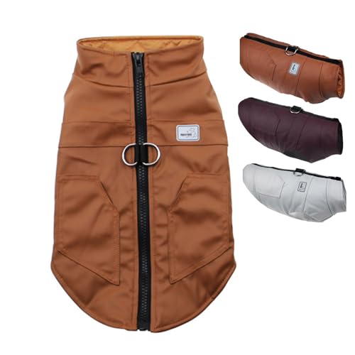 FANSU Cappotto Cane Impermeabile Invernale Vestiti per Cani Cappottino Cane