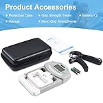 Electronic Grip Strength Tester Set With Adjustable Hand Gripper, Hand Dynamometer, Protection Case – Precision Training for Rehab, Fitness, and Home Gym - Image 2