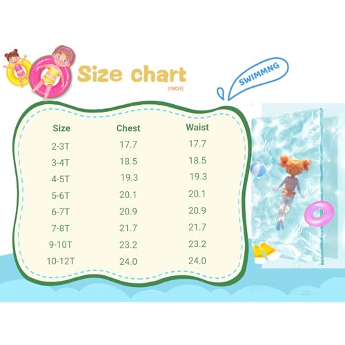 Image of LIZENS Girls Two Piece Swimwear 2-12Years Stripe Print Bikini Set Beach Bathing Suit for Kids