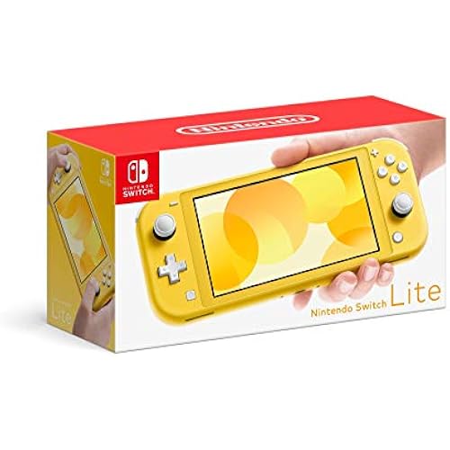 Nintendo Switch Lite Handheld Gaming Console - Yellow (HDH-001) (Renewed)