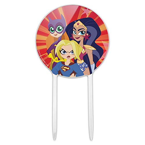 Acrylic DC Super Hero Girls Girl Group Cake Topper Party Decoration for Wedding Anniversary Birthday Graduation Acrylic DC Super Hero Girls Girl Group Cake Topper Party Decoration for Wedding Anniversary Birthday Graduation