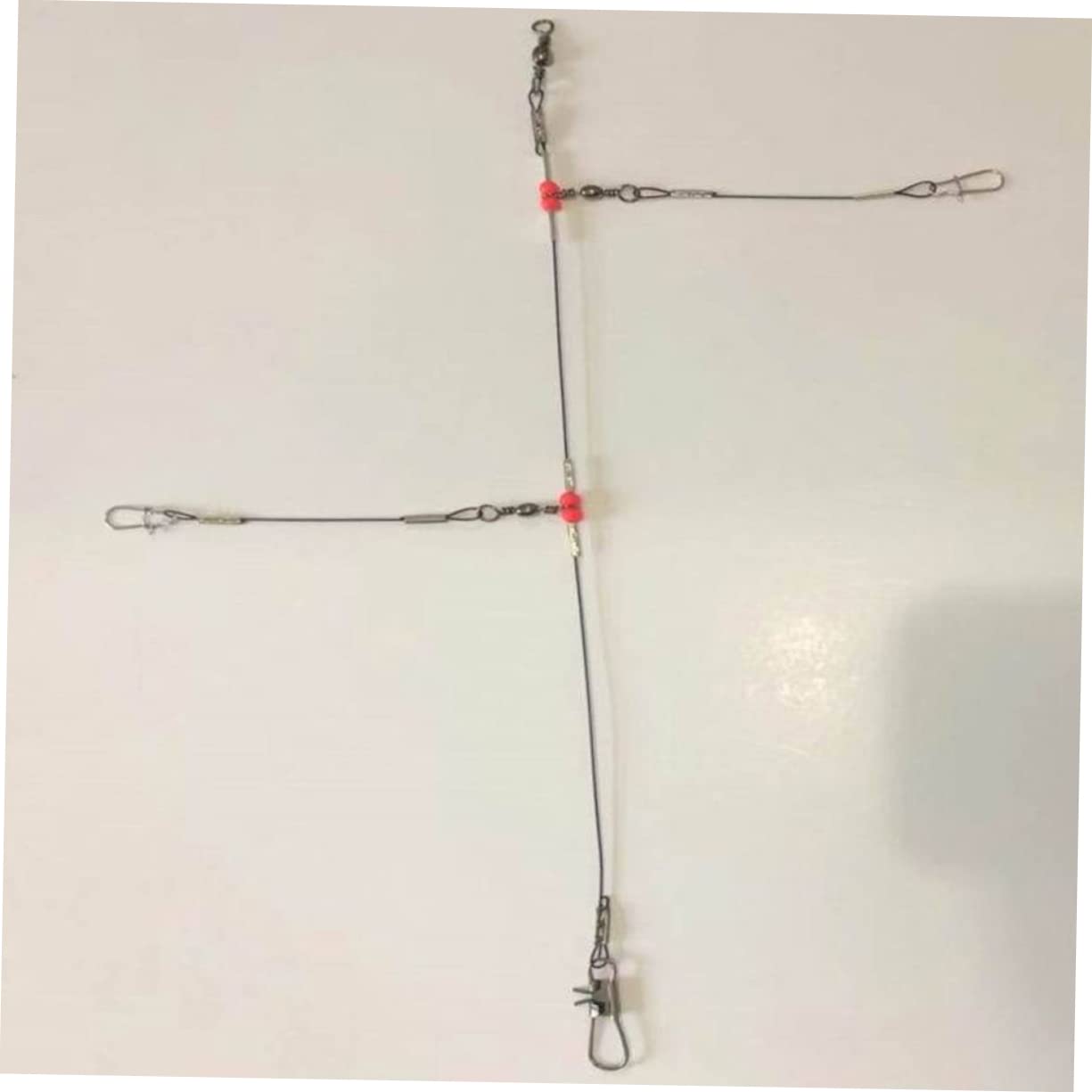 BESPORTBLE Filo di per La Asta Esche Alimentatore Kit Girevole Lenza da Girevoli Rotativo da Attirare Palo Livello Cremagliera Pinza Aste Acciaio