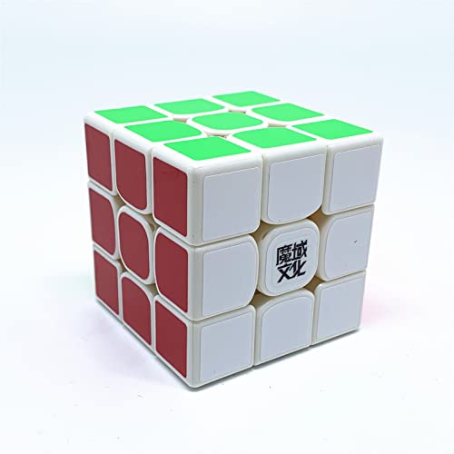 MoYu Weilong GTS2 White 3x3x3 Magic Cube Speed Cube Puzzle Cube Toy for Cube Lovers Beginners