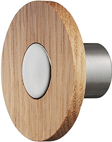 Pomello per mobili Häfele H2040 in acciaio inox spazzolato | 1004100