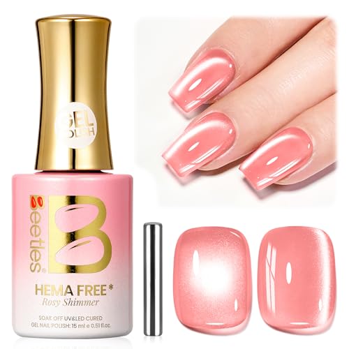 Gelab Cosmetics LLC Beetles Nude Gel Nail Polish - 15ml Neutral Brown Base Color Fall Gel Polish Nail Concealer Mocha Sheer Translucent Effect Soak Off UV LED French Nail Art Manicure