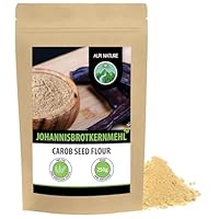Johannisbrotkernmehl 250g von Alpi Nature, Johannisbrotmehl, Carobpulver als Stärke geeignet, Bindemittel, Johannisbrotkernmehl für Eis