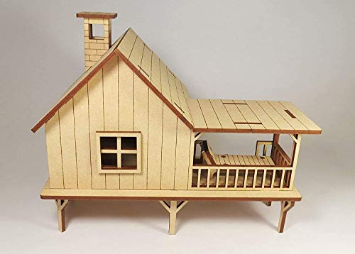 Stonkraft Wooden 3D Puzzle Beach House - Home Decor, Construction Toy, Modeling Kit, School Project - Easy To Assemble #TOP1