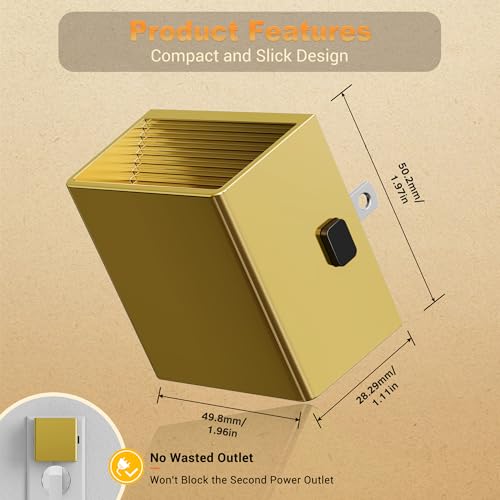 Image of JandCase Night Light,Automatic Night Lights Plug into Wall,Dusk to Dawn,2 Pack Soft White 3000K Brightness Adjustable Nightlight for Kids Bedroom Bathroom Hallway Kitchen