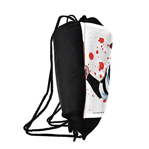 LOGOVISION Mortal Kombat Klassic Raiden Character Drawstring Backpack Sports Bag Sackpack 17" x 13", Perfect for Gym, Yoga or Practice2