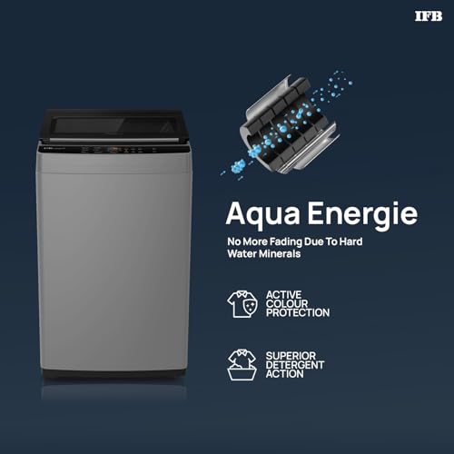 Image of IFB 6.5 Kg 5 Star with Deep Clean Technology, AI Powered, Fully Automatic Top Load Washing Machine (TL650MG1, ActivMix, Aqua Energie, Med Grey)
