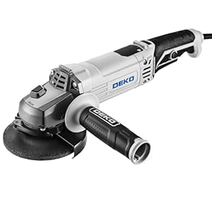 Amoladora Angular ElÃ©ctrica: DEKOPRO 4-1/2 Pulgadas 7.5-Amp Amoladora Angular Manual con Cuerda Herramientas ElÃ©ctricas con Muela para Esmerilar, Disco para Metal, Madera, Estuche rÃ­gido