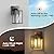 WIHTU Dusk to Dawn Outdoor Lighting Fixtures Wall Mount, Exterior Front Porch Light, Black Sensor Wall Sconce Lamp, Waterproof Wall Lantern, Anti Rust Outside Coach Lights for House, Doorway, Garage
