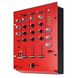 【 Cue Monitor System for DJ】 Essenziale per ogni DJ: la funzione di ascolto avanzata (Cue Mix) consente di ascoltare la traccia successiva tramite le cuffie prima di passare attraverso gli altoparlanti. Grazie al regolatore per cuffie e alla selezione del canale del monitor, puoi sempre tenere sotto controllo gli ambienti rumorosi dei club.