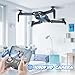 Drone with Camera for Kids Adults Beginners - 1080P HD RC Quadcopter with One Key Start/Land, Altitude Hold, Gravity Control, 2 Batteries, Cool Toys Gifts for Boys Girls, Black