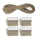 Produktbild 100Stk Weiß Anhänger Etiketten Gift Tags 4 x 2CM Geschenkanhänger