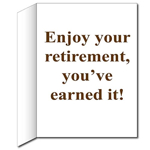 Victorystore Jumbo Retirement Card: 18" X 24" With Envelope - Relaxation Awaits, Huge Retirement Greeting Card #TOP2