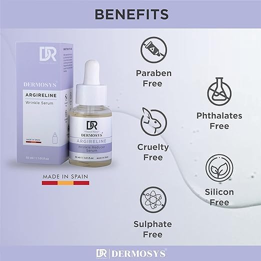 Miniatura 7 de Argireline - Suero reductor de arrugas  Con colágeno y proteína de trigo hidrolizada  Hidratante y antienvejecimiento  Suero de uso diario  Para