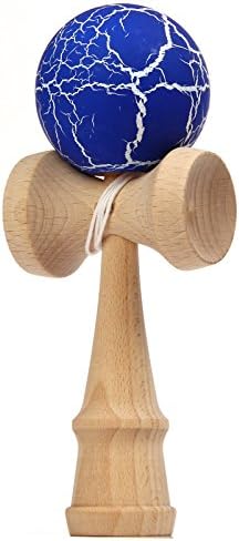 Amazon Damaken けん玉 ストリートけん玉 フリースタイル Kendama クラック模様 の 特殊表面加工 おしゃれでスタイリッシュに 技 成功率ｕｐ エクストリームけんだま 木のおもちゃ プレゼントにも ブルー けん玉 おもちゃ