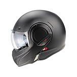 VPR F242 P/J Reverse Flip-Up Motorcycle Helmet - Double Visor Modular Jet Crash Helmet for Racing Sports Touring - Road Legal ECE 22.06 Approved Motorbike Helmets - M